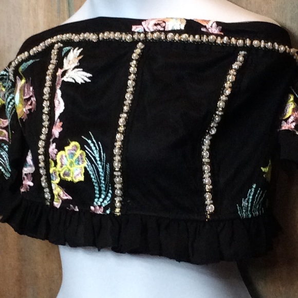 Pretty Little Things bardot crop top NWT - Picture 5 of 7